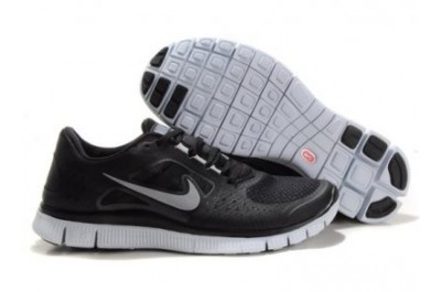 2013 Nike Free Run 5.0 V3 Mens Shoes Black - Click Image to Close